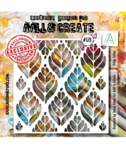 Aall & Create Stencil 15x15 Crisp Tulips #178