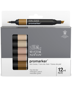 Winsor & Newton Promarker Skin Tones Set 12+1st.