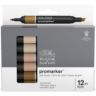 Winsor & Newton Promarker Skin Tones Set 12+1st.