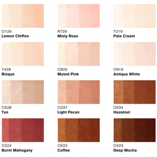 Winsor & Newton Winsor & Newton Promarker Skin Tones Set 12+1st.