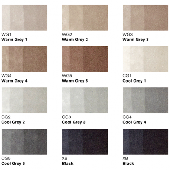 Winsor & Newton Winsor & Newton Promarker Brush Neutral Tones Set 12+1st.