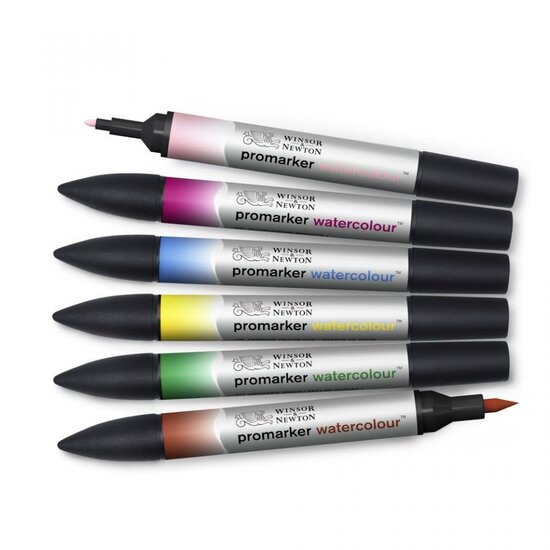 Winsor & Newton Winsor & Newton Promarker Watercolour Floral Tones Set 6st.
