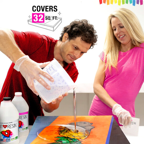 Art Resin Art Resin Epoxyhars 2 x 1.89L/ 0.5 gal ZB-blister 2flacon