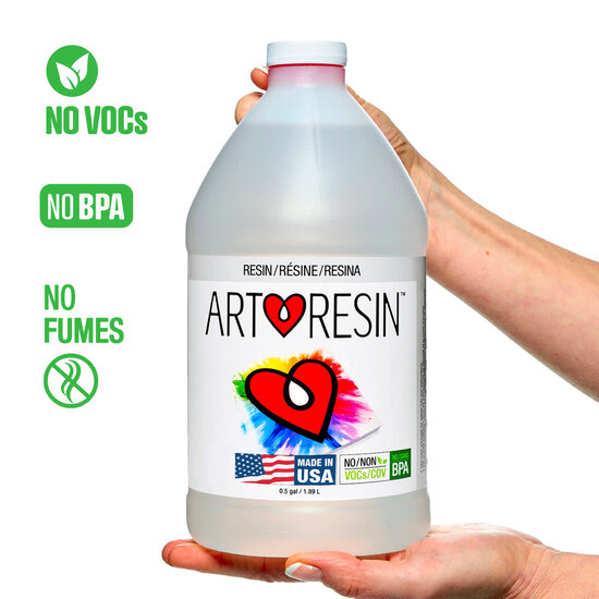 Art Resin Art Resin Epoxyhars 2 x 1.89L/ 0.5 gal ZB-blister 2flacon