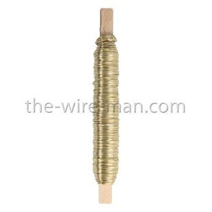 Decodraad metaal 0.50 mm. 25 m. Goud