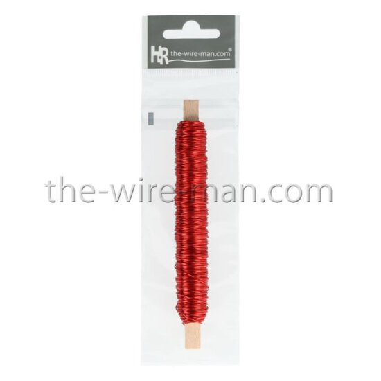 HR Wireman Decodraad metaal 0.50 mm. 25 m. Rood