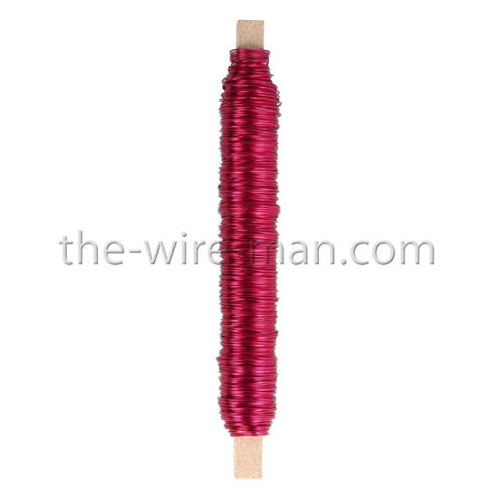 HR Wireman Decodraad metaal 0.50 mm. 25 m. Fuchsia