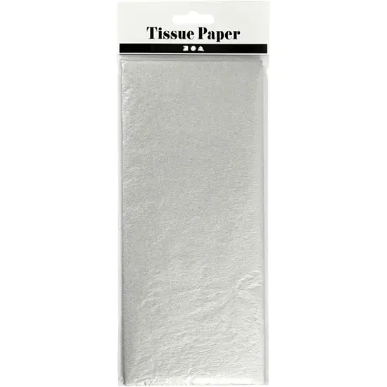 Creotime Tissue Paper 6 Sheets 50x70 Zilver 14gr