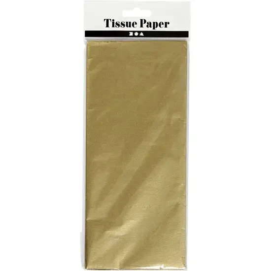 Creotime Tissue Paper 6 Sheets 50x70 Goud 14gr