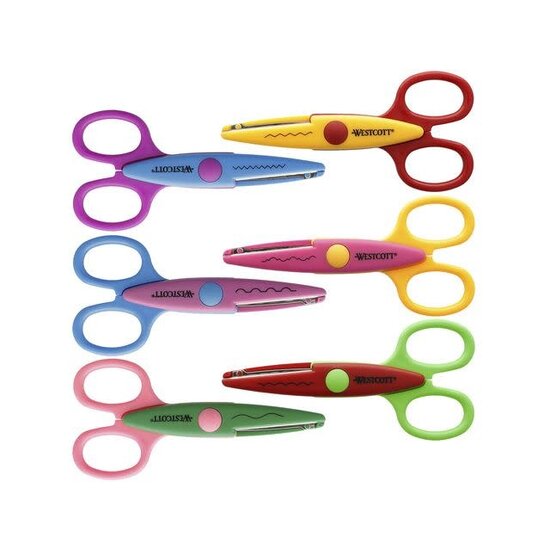 Westcott Figuurschaar 14cm. assorti 6 stuks