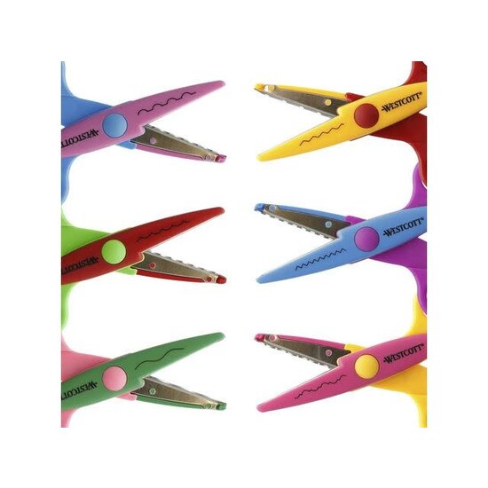 Westcott Figuurschaar 14cm. assorti 6 stuks