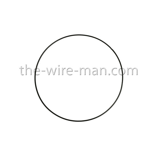 HR Wireman Spanring metaal Rond Zwart 25cm. 3,5mm. PER 1 STUK