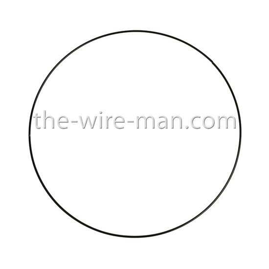 HR Wireman Spanring metaal Rond Zwart 35cm. 3,5mm. PER 1 STUK