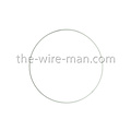 HR Wireman Spanring metaal Rond Wit 25cm. 3,5mm. PER 1 STUK