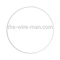 HR Wireman Spanring metaal Rond Wit 35cm. 3,5mm. PER 1 STUK