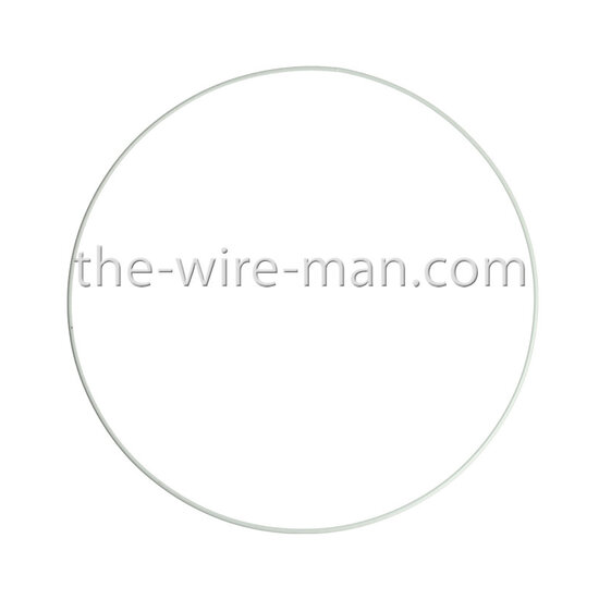 HR Wireman Spanring metaal Rond Wit 35cm. 3,5mm. PER 1 STUK