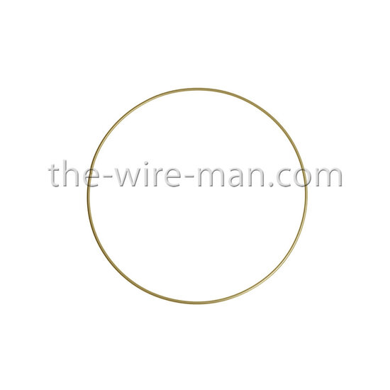 HR Wireman Spanring metaal Rond Goud 25cm. 3,5mm. PER 1 STUK
