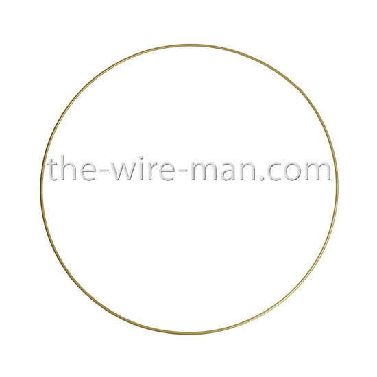 HR Wireman Spanring metaal Rond Goud 35cm. 3,5mm. PER 1 STUK