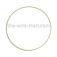 HR Wireman Spanring metaal Rond Goud 35cm. 3,5mm. PER 1 STUK