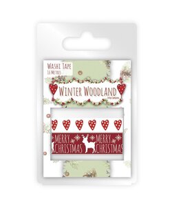 Washi tape set Winter Woodland 2x8 mtr.