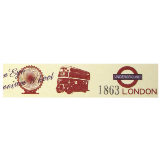 Rayher Washi tape Big Ben London 30mm. x 15mtr.