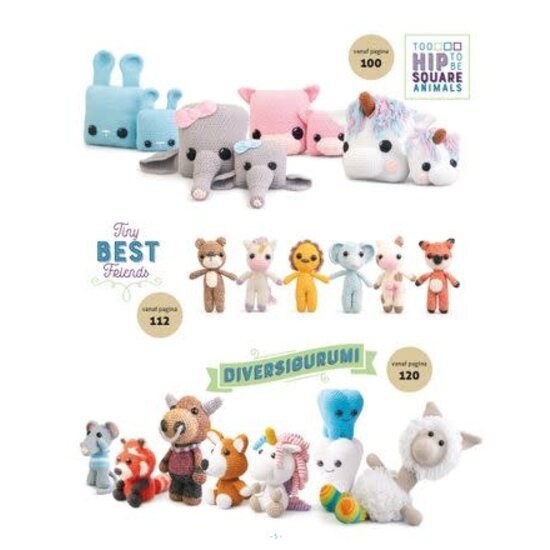 Isamsterdam Héél veel knuffels haken Dendennis