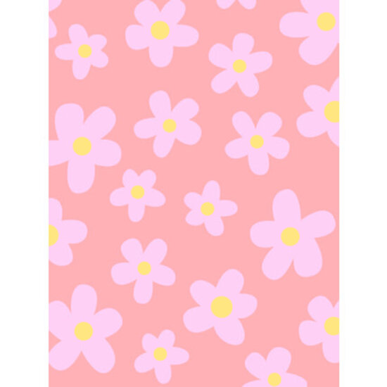 Decopatch Vel Decopatch Papier Textuur Patroon Retro Bloemen Roze/Goud