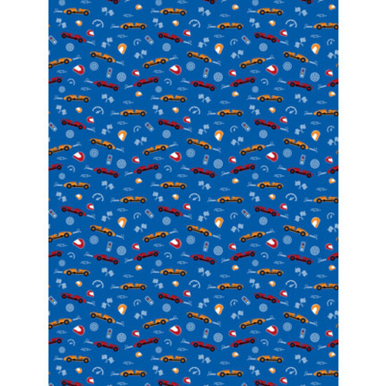 Decopatch Vel Decopatch Papier Patroon Auto Blauw