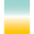 Decopatch Vel Decopatch Papier Patroon Ombre Geel/Blauw