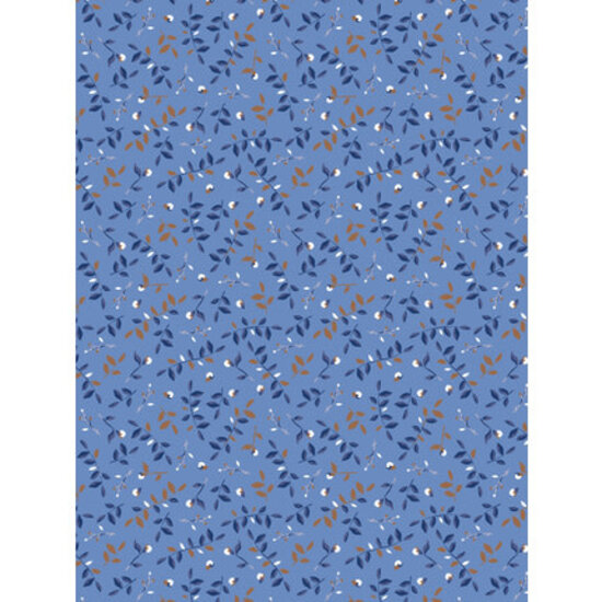 Decopatch Vel Decopatch Papier Patroon Takken Blauw/Geel