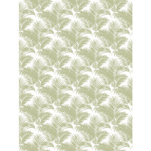 Vel Decopatch Papier Textuur Patroon Bladeren Groen/Wit