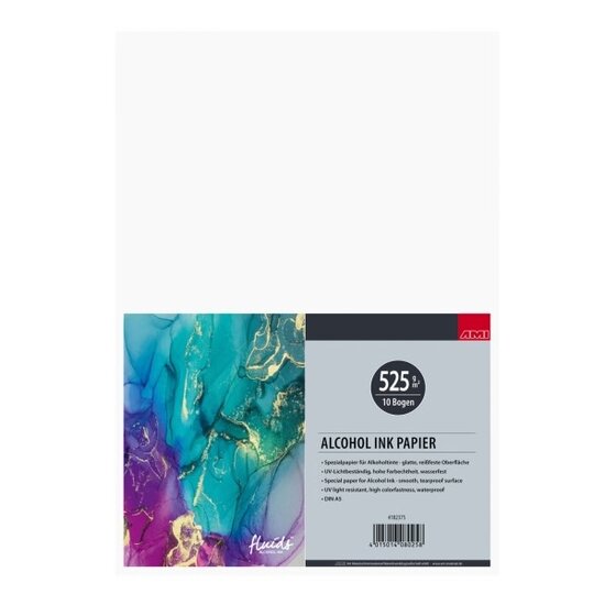 Ami Alcohol Ink papier 525 gr. A5 10 st.