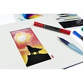 Kangaro Aquarel blok 300gr. 17x24cm. 16st.  Room wit