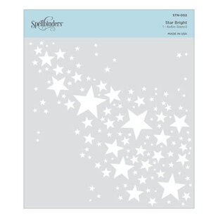 Spellbinders Stencil Star Bright 6x6