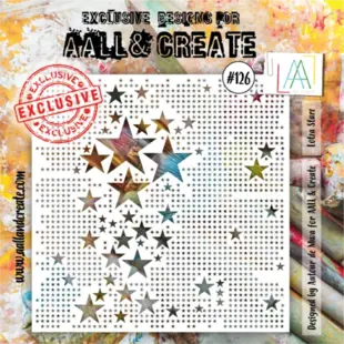 Aall and Create Stencil Lotza Starz 6x6