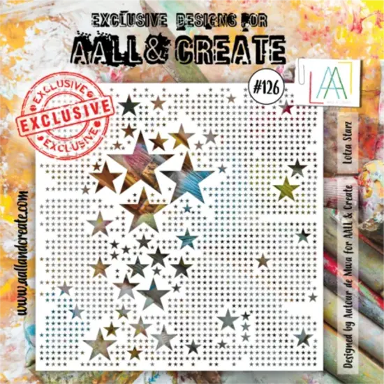 Aall & Create Aall and Create Stencil Lotza Starz 6x6