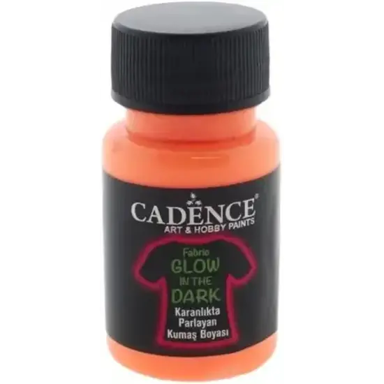 Cadence Cadence Textielverf Glow in the Dark 50ml Orange