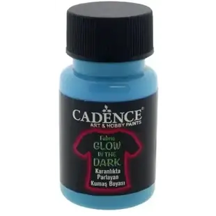 Cadence Textielverf Glow in the Dark 50ml Blue