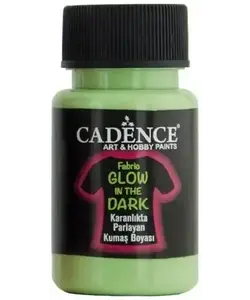 Cadence Textielverf Glow in the Dark 50ml Dark Green