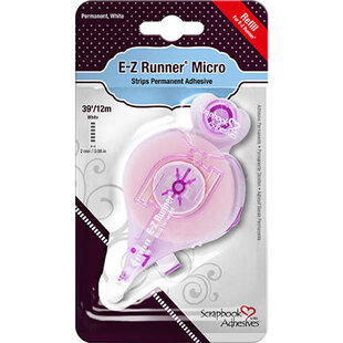 E-Z Runner Micro Permanent White Refill 2mm 12m