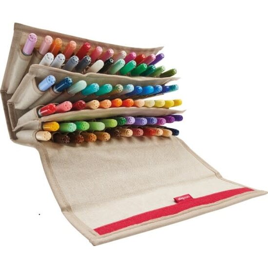 Transotype SenseBag Wallet voor 72 pennen/markers Naturel