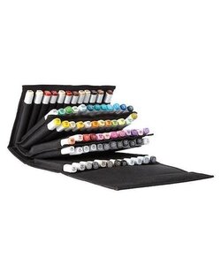 SenseBag Wallet voor 72 pennen/markers Zwart