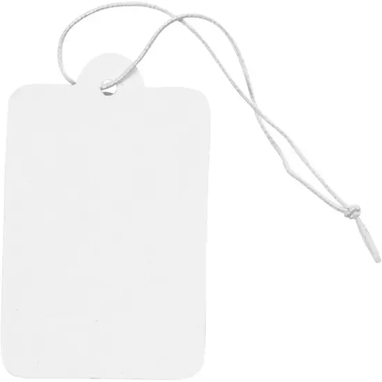 Creotime Labels 25x40 mm, 100 stuks, Wit