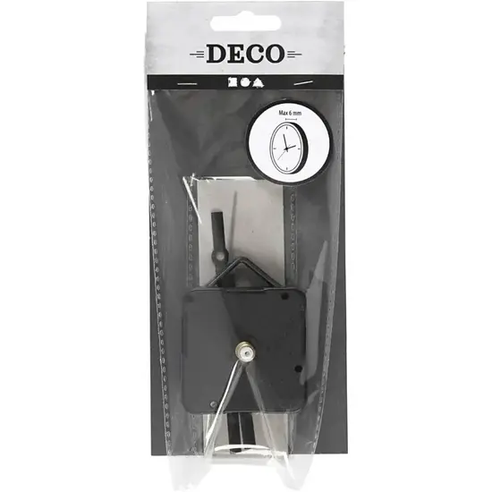 Creotime Klok Uurwerk voor maximale plaatdikte 6mm.