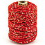 Vivant Katoen Koord Lurex 2mm 50m Rood/Goud