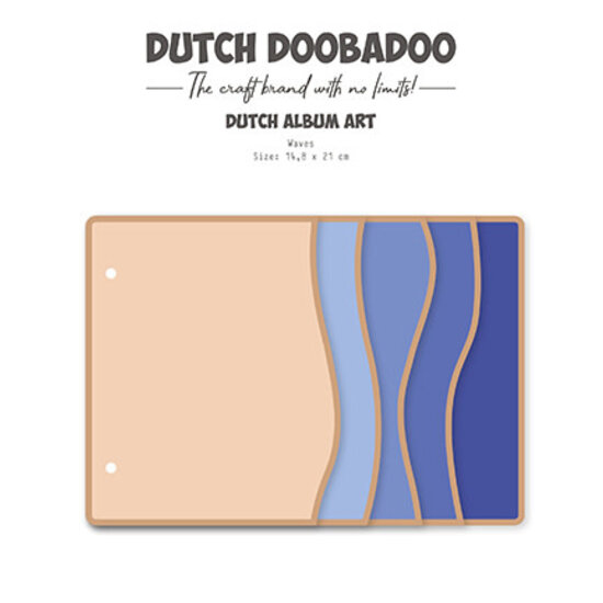 DDBD Dutch Doobadoo Album-Art Waves 5-set 14,8x21cm
