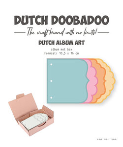 Dutch Doobadoo Album-Art in a box 4-set 10,5x16cm