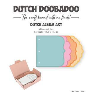 Dutch Doobadoo Album-Art in a box 4-set 10,5x16cm