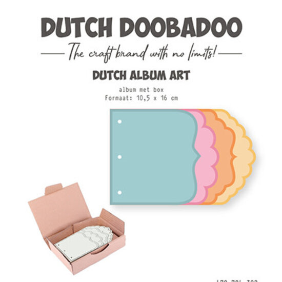 DDBD Dutch Doobadoo Album-Art in a box 4-set 10,5x16cm