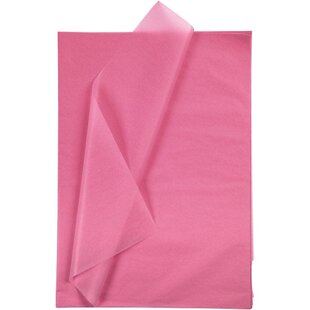 Tissuepapier/Vloeipapier 50x70 cm, 17 gr, 10 vel, Roze